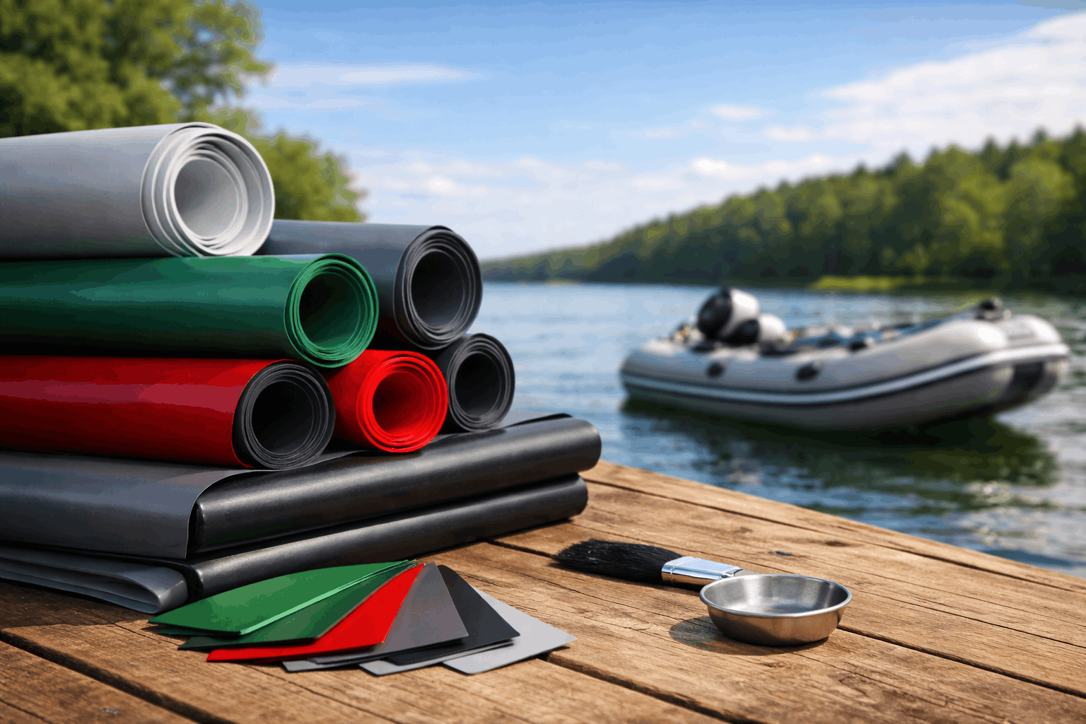 Лето близко - мы готовы! На складе OLDOS в наличии все необходимое для производства и ремонта надувных лодок